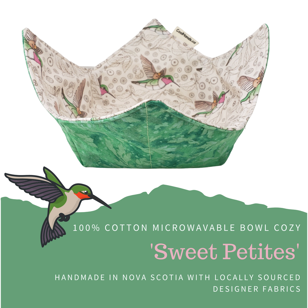 100% Cotton Microwavable Bowl Cozy - The Whole Kitten Caboodle