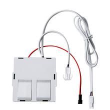 Module électrique blanc avec câbles