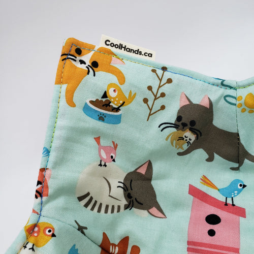 100% Cotton Microwavable Bowl Cozy - The Whole Kitten Caboodle