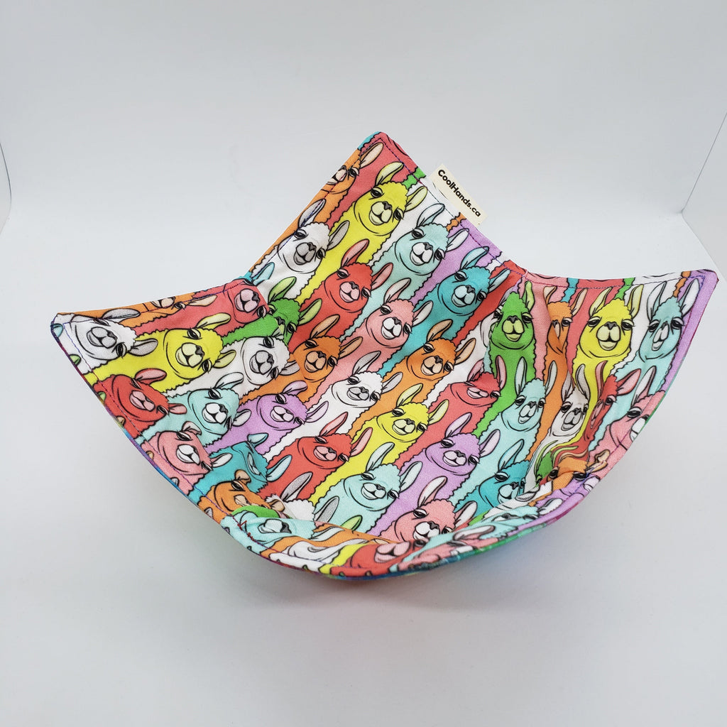 100% Cotton Microwavable Bowl Cozy - The Whole Kitten Caboodle