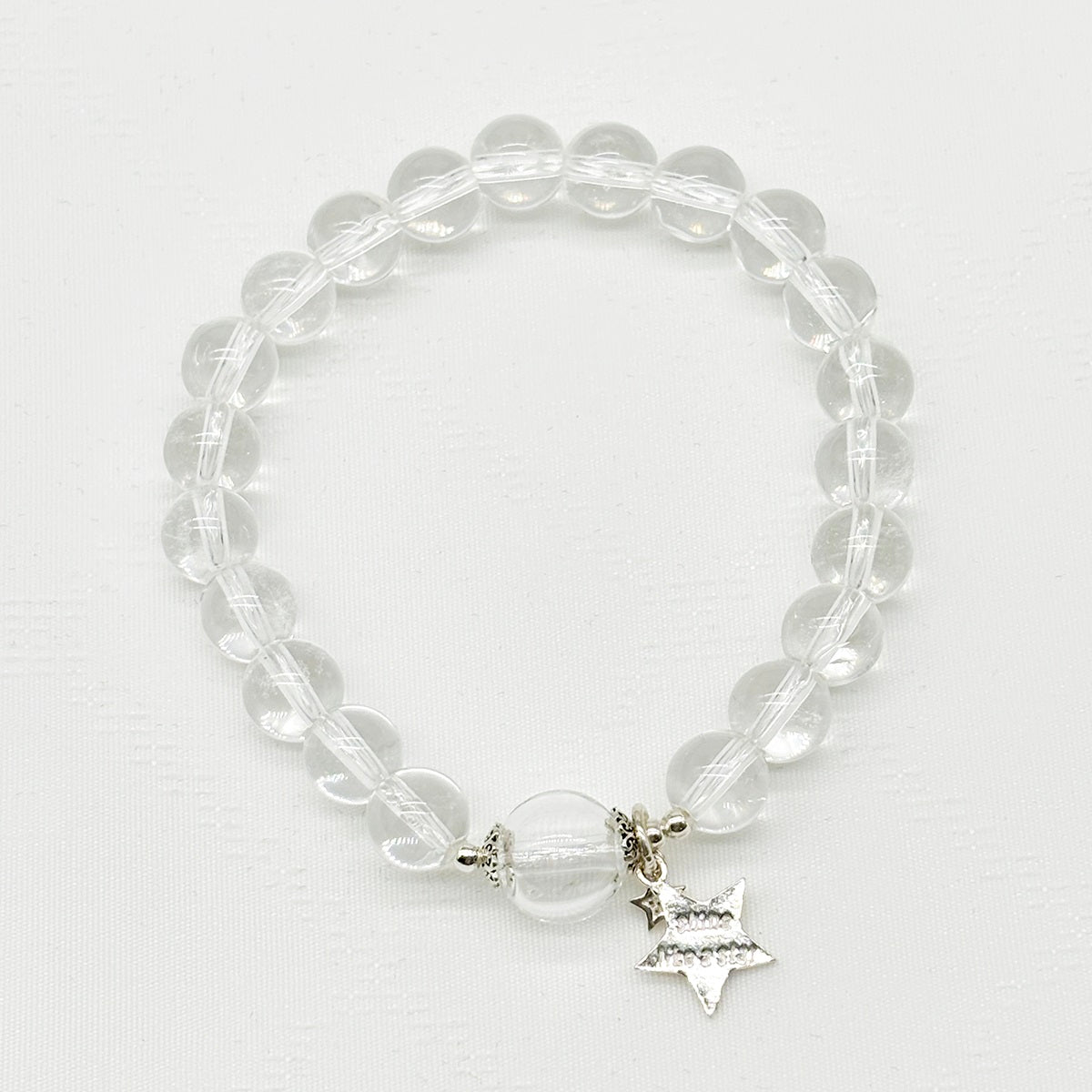 Sterling Silver Crystal Aroma Bracelet - Clear Quartz | Energy & Healing | Diffuser Jewelry | Gift for her