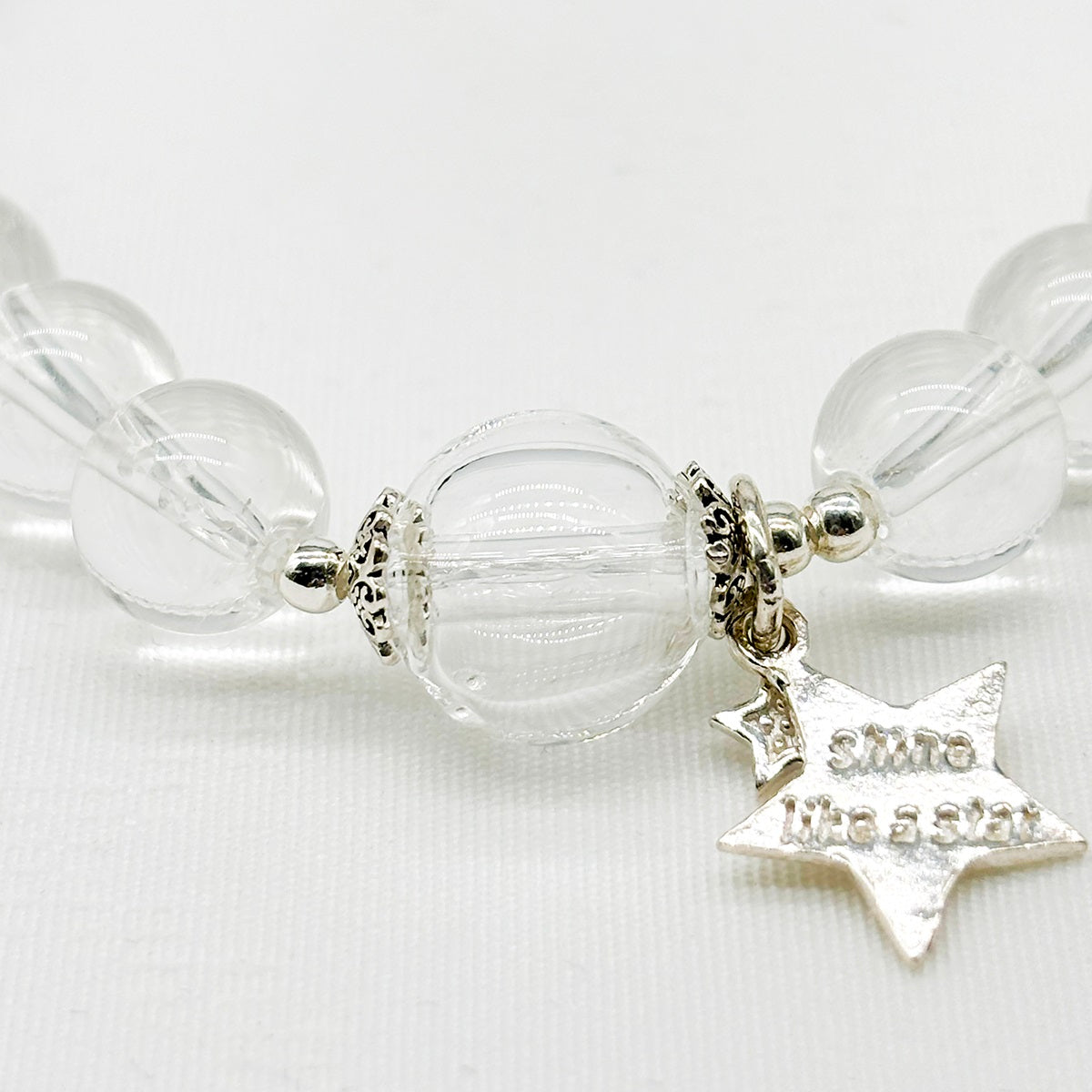 Sterling Silver Crystal Aroma Bracelet - Clear Quartz | Energy & Healing | Diffuser Jewelry | Gift for her