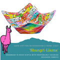 100% Cotton Microwavable Bowl Cozy - Shangri-Llama