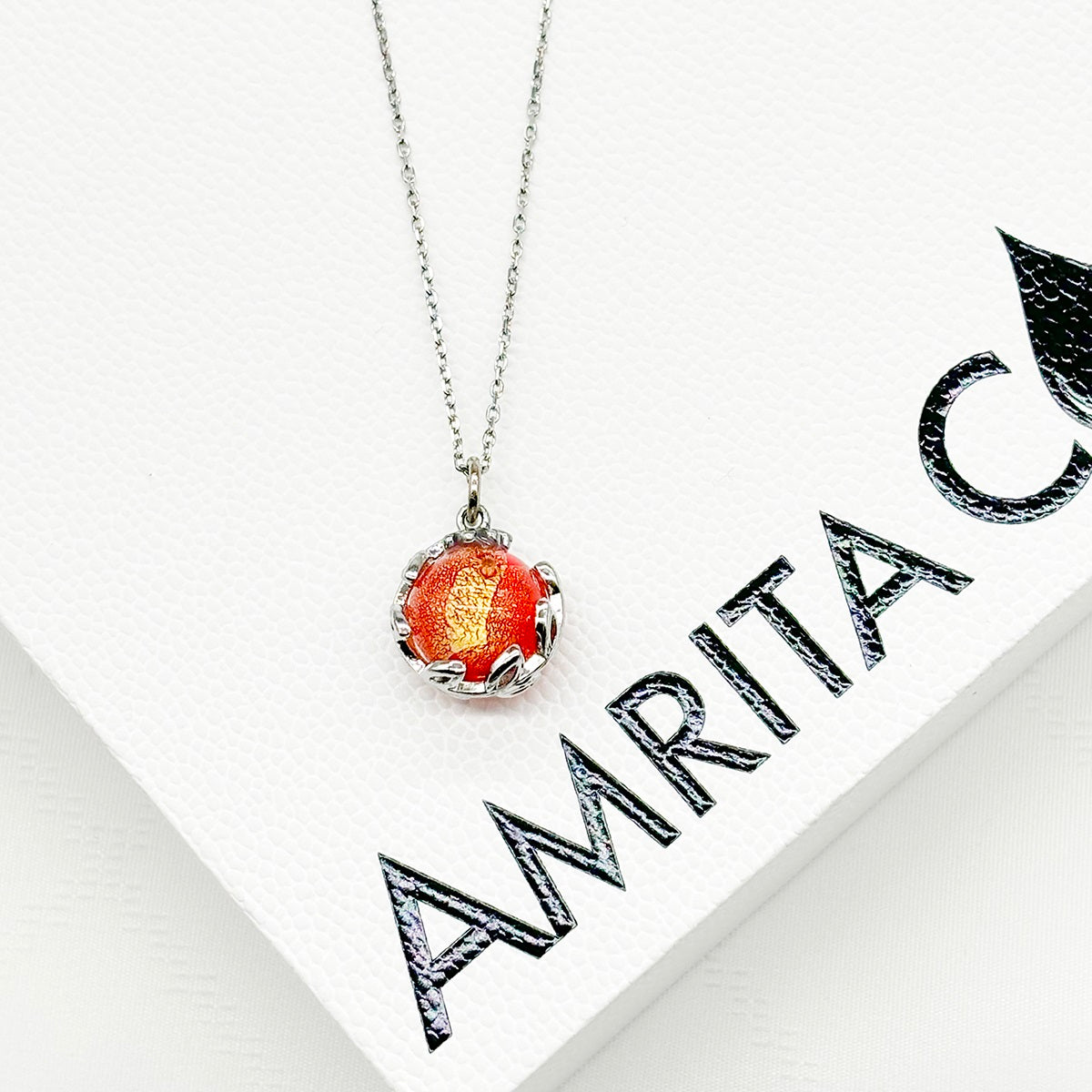 Planet Murano Aroma Necklace - Solstice Sunburst | Energy & Healing | Diffuse on the go