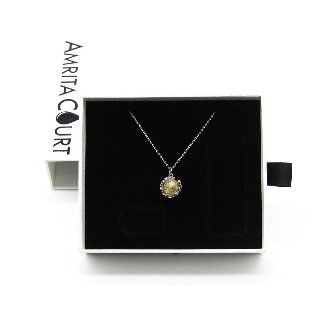 Planet Murano Aroma Necklace - Stardust Crystal | Energy & Healing | Diffuse on the go | Gift For Her